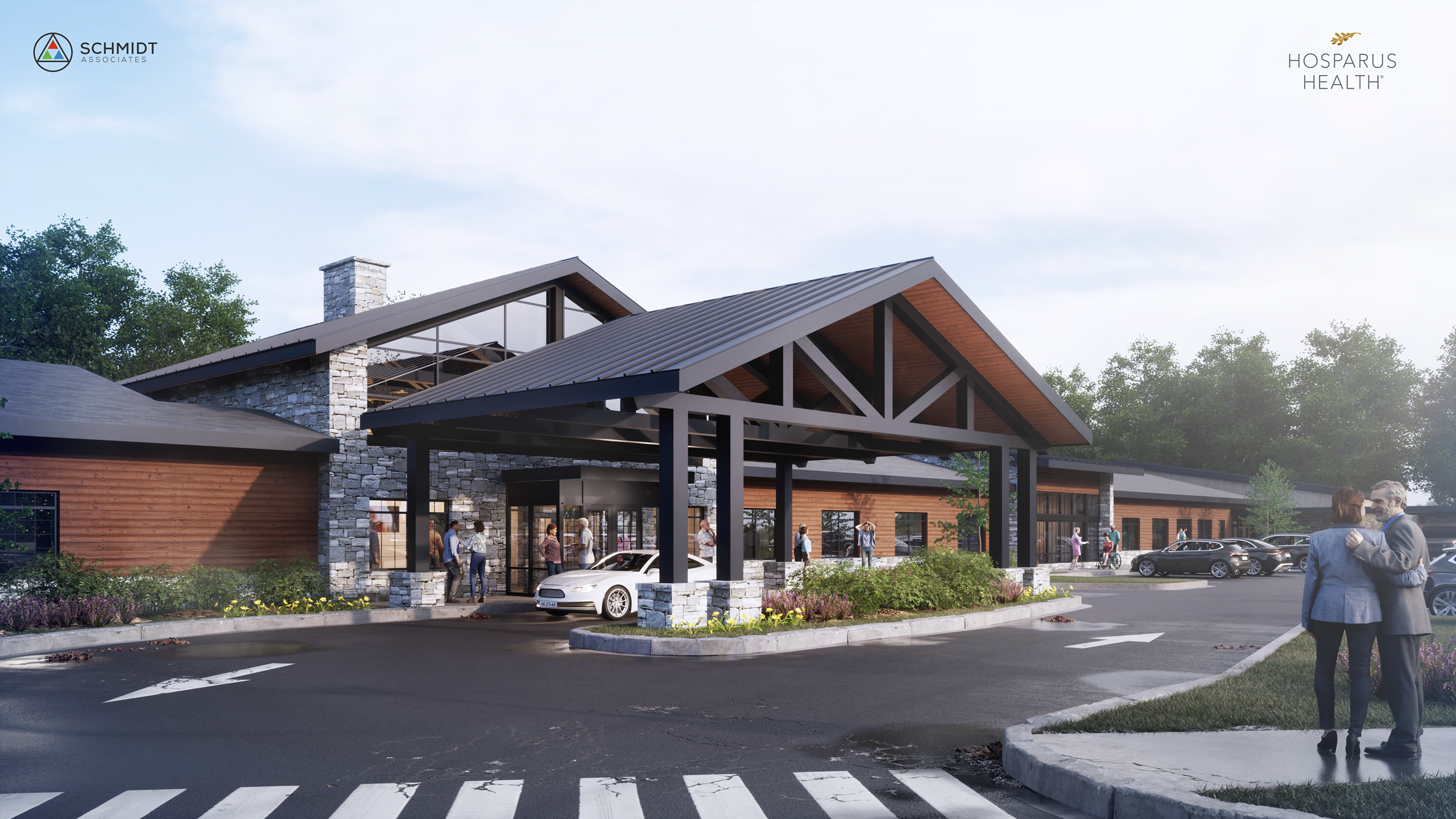 View of the Center’s Exterior 