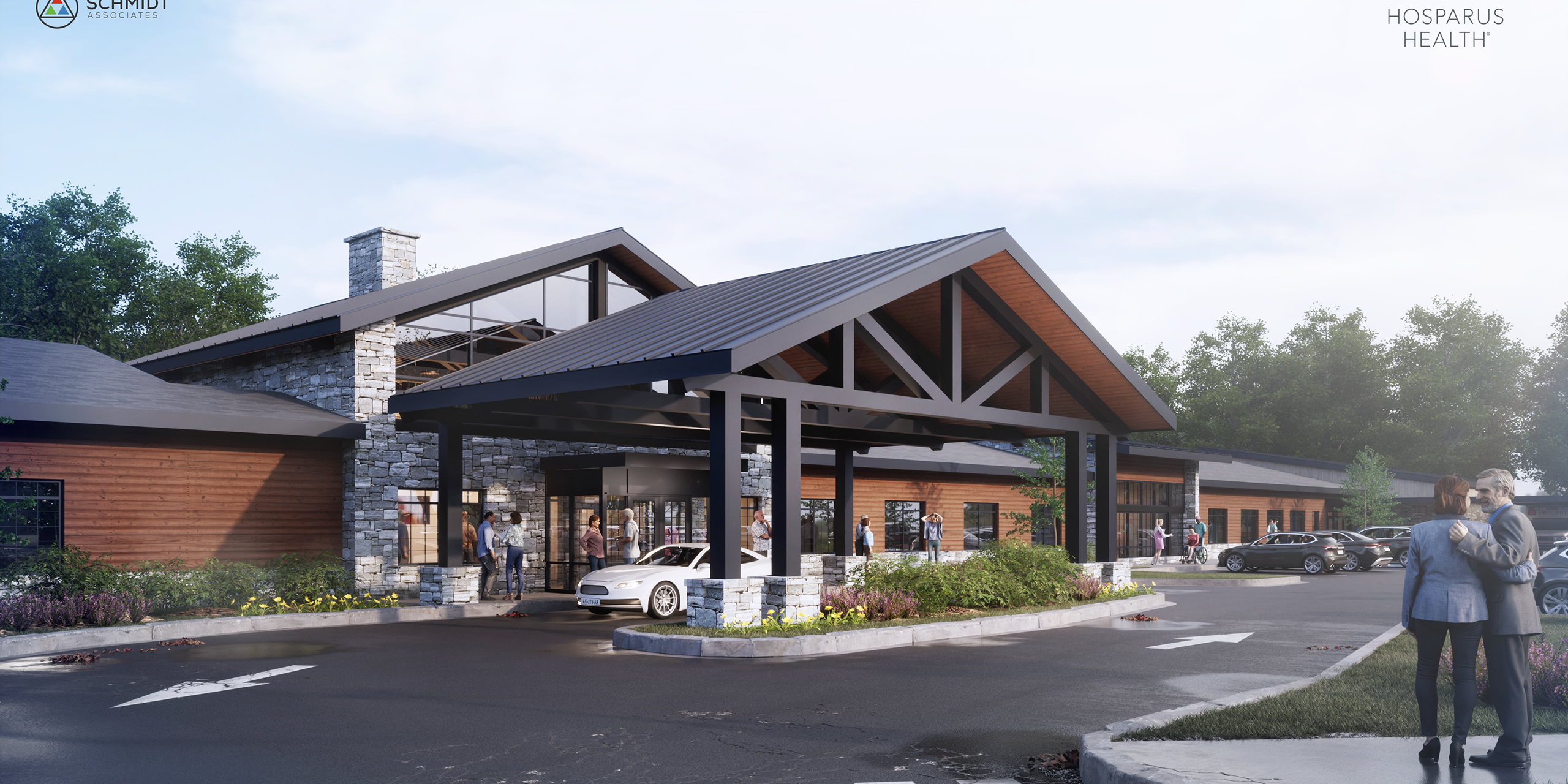 View of the Center’s Exterior 